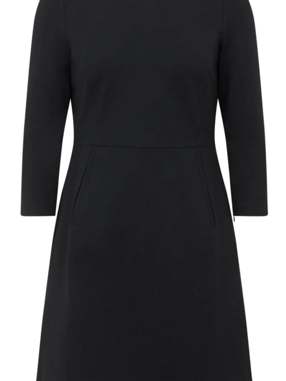 SPANX Black Long-Sleeve A-Line Dress